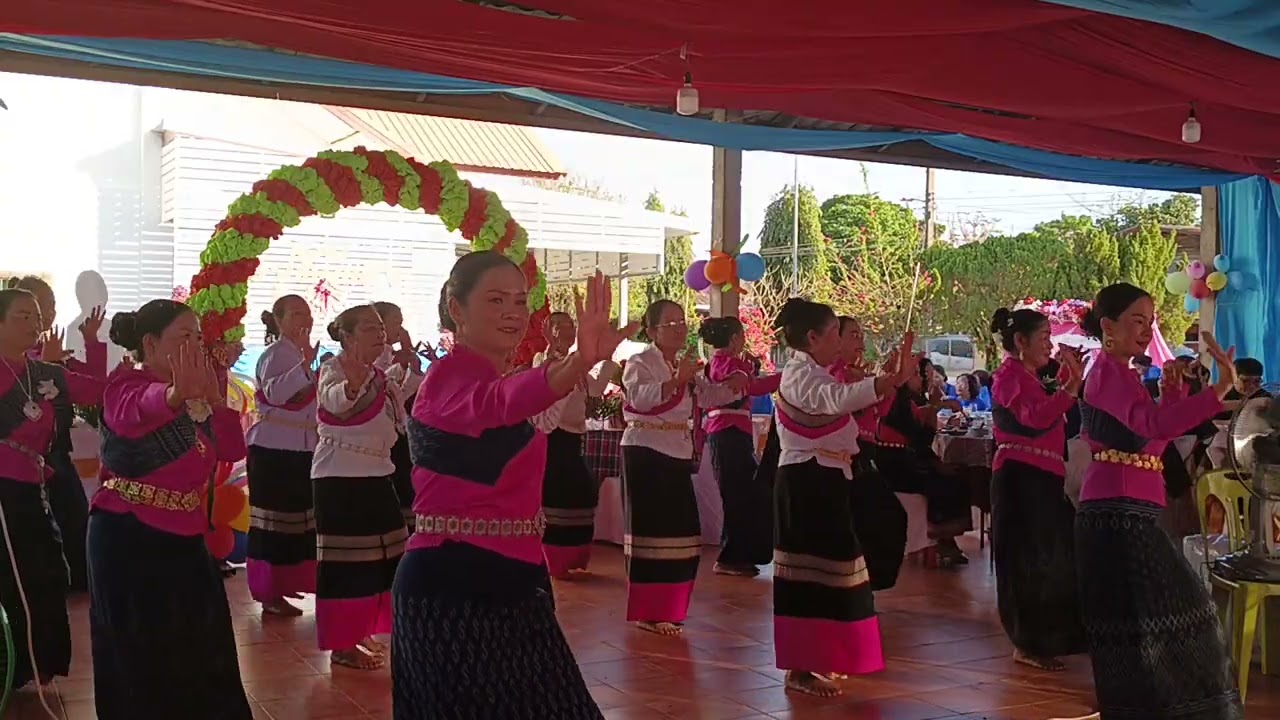 กลุ่มนางรำจิตอาสาตำบลกุดฉิม รำงานเกษีณย์ท่าน ผอ.รพสต.29/1/2569