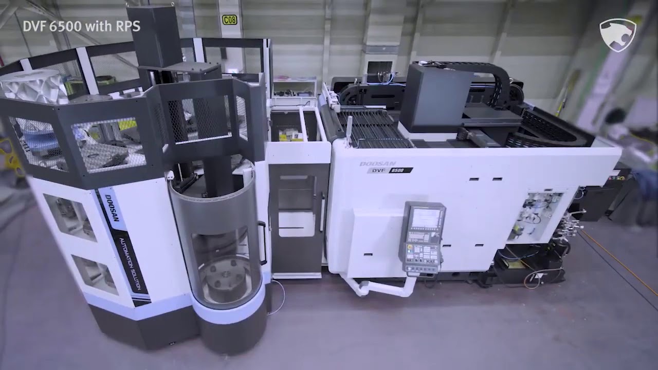 DOOSAN DVF 6500ㅣ5axis machining center with Automation | Interview, production line tour