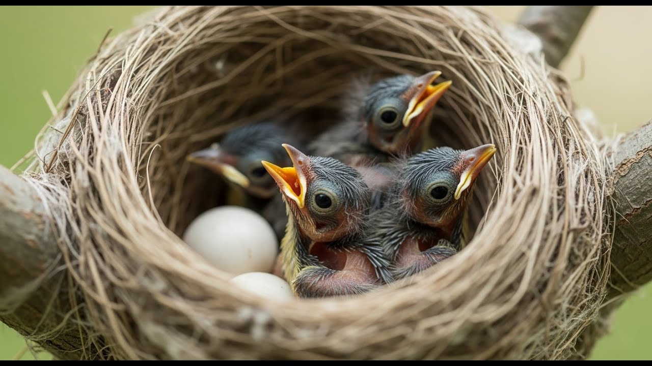 See What Happens Inside a Bird's Nest!