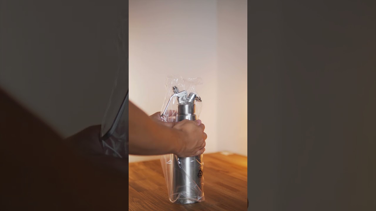 Garrafa Sifão De Chantilly Profissional 1 Litro Inox 304