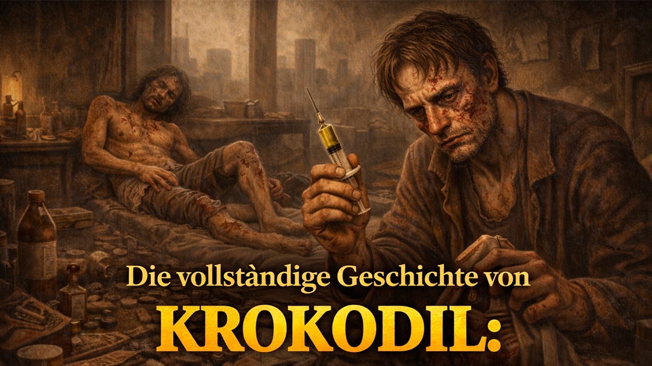 Die vollständige Geschichte von KROKODIL: die grausamste Droge der Welt | Geschichte zum Einschlafen