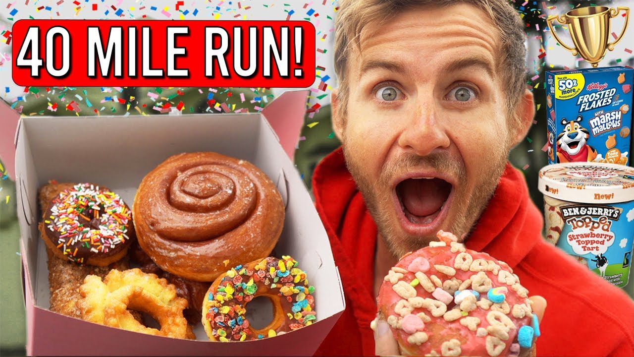 Erik Ate WHATEVER He Wanted After Running 40 MILES! (Cheat Day)