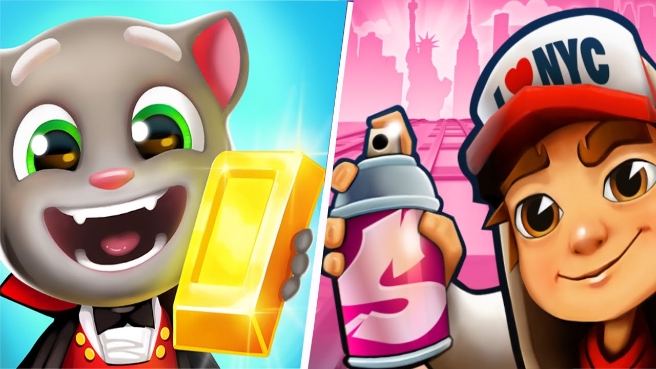 Subway Surfers VS Talking Tom Time Rush - Gameplay Walkthrough - All Levels IOS,  (Ep-32)