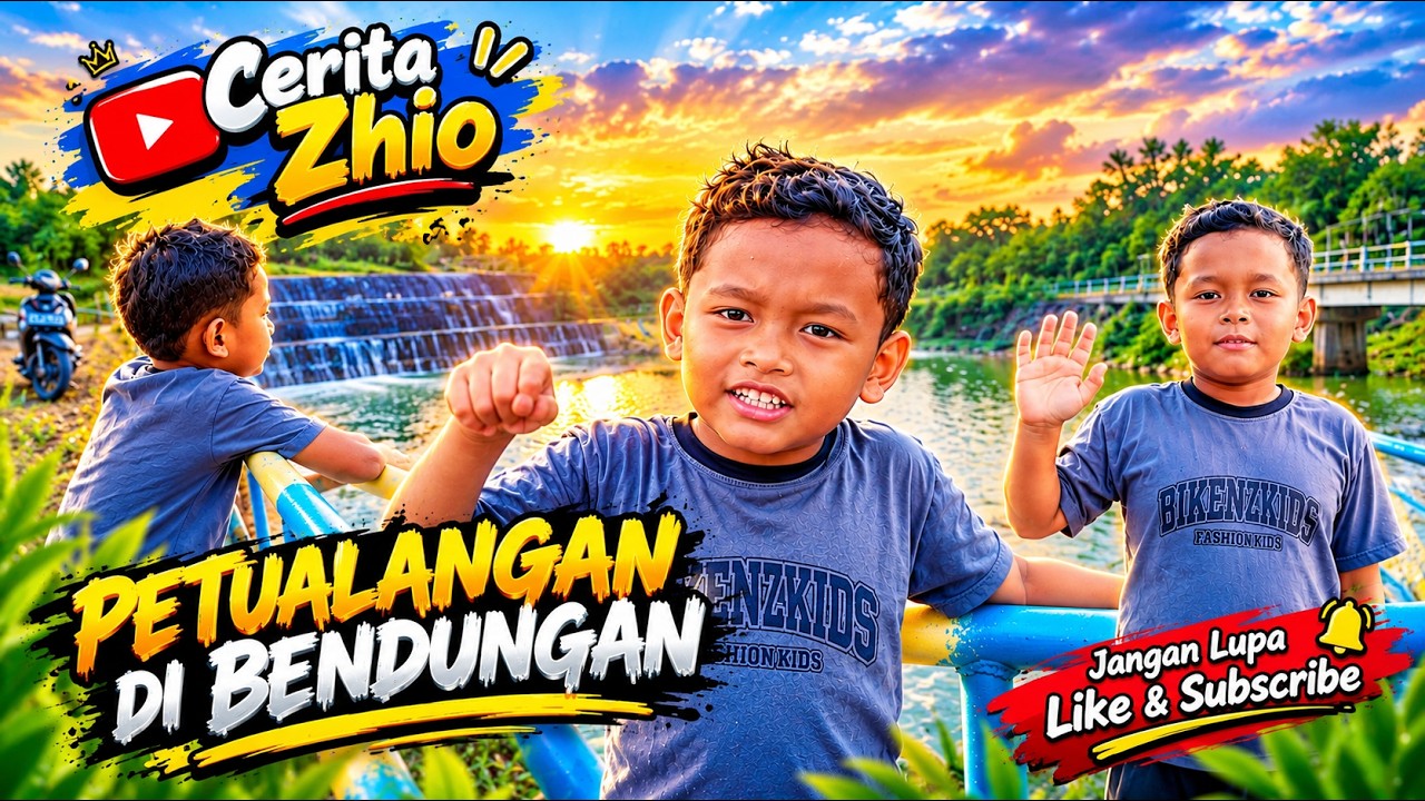 Petualangan Zhio di Bendungan Seru Banget! Main Sambil Menikmati Pemandangan Alam | Cerita Zhio