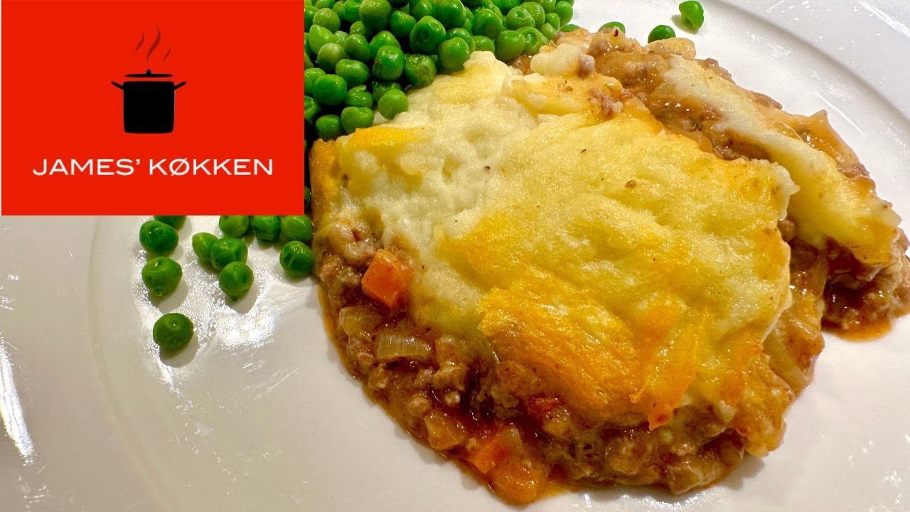 Shepherds pie - lækker pie med låg af kartoffelmos!