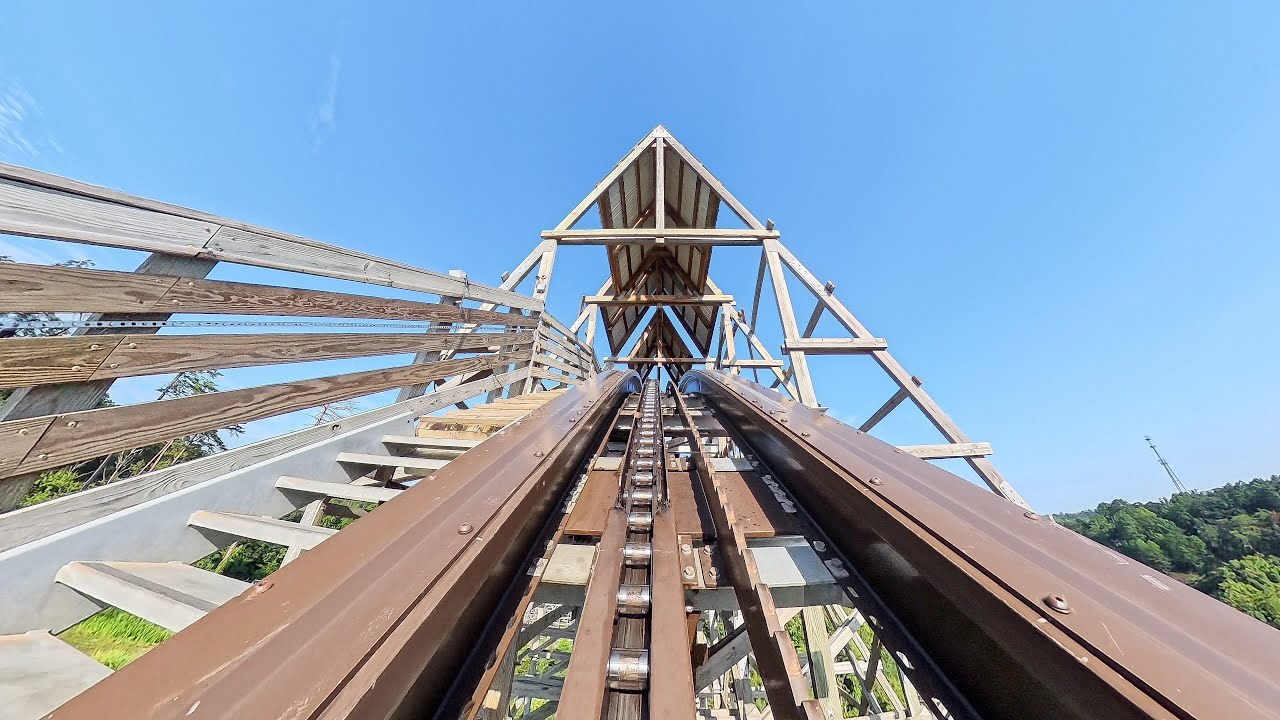 Insane Airtime! Lightning Rod at Dollywood [POV 4K]