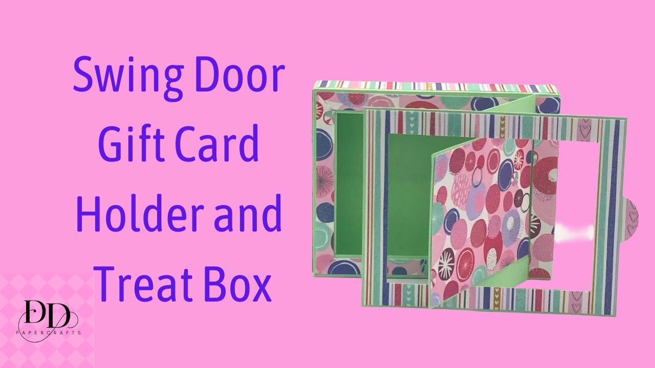 Swing Door Gift Card Holder & Treat Box