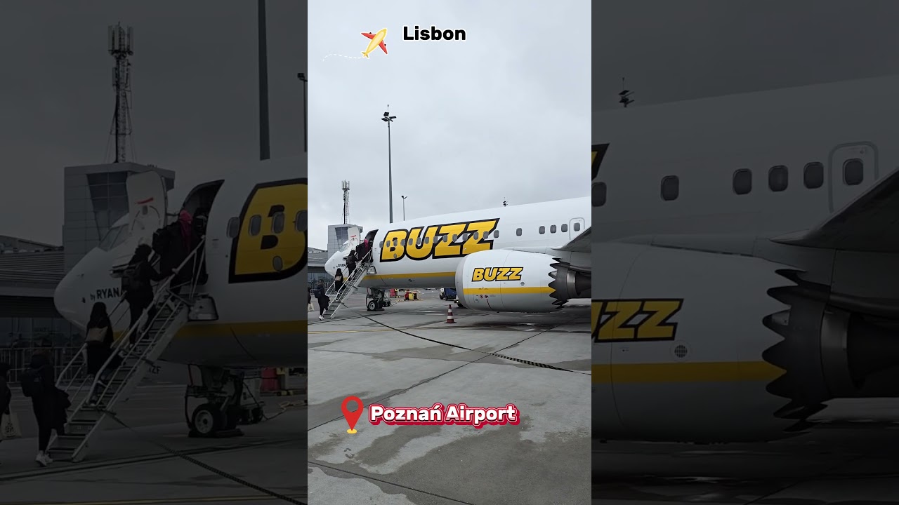 Ryanair. New logo. Boeing 737. Poznan airport. 