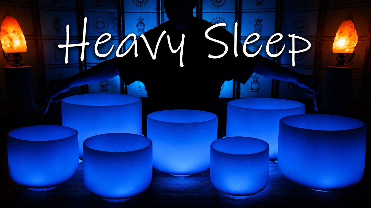 CALMING CORTISOL DETOX | Nervous System Healing | Deep Sleep with Crystal Bowls 432Hz