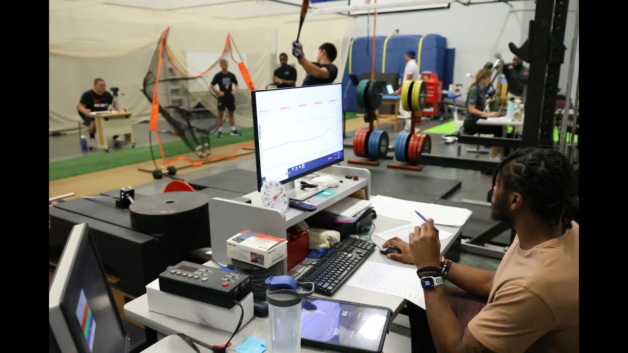 Jayhawk Athletic Performance Laboratory works with KU Baseball on Swing Study.
