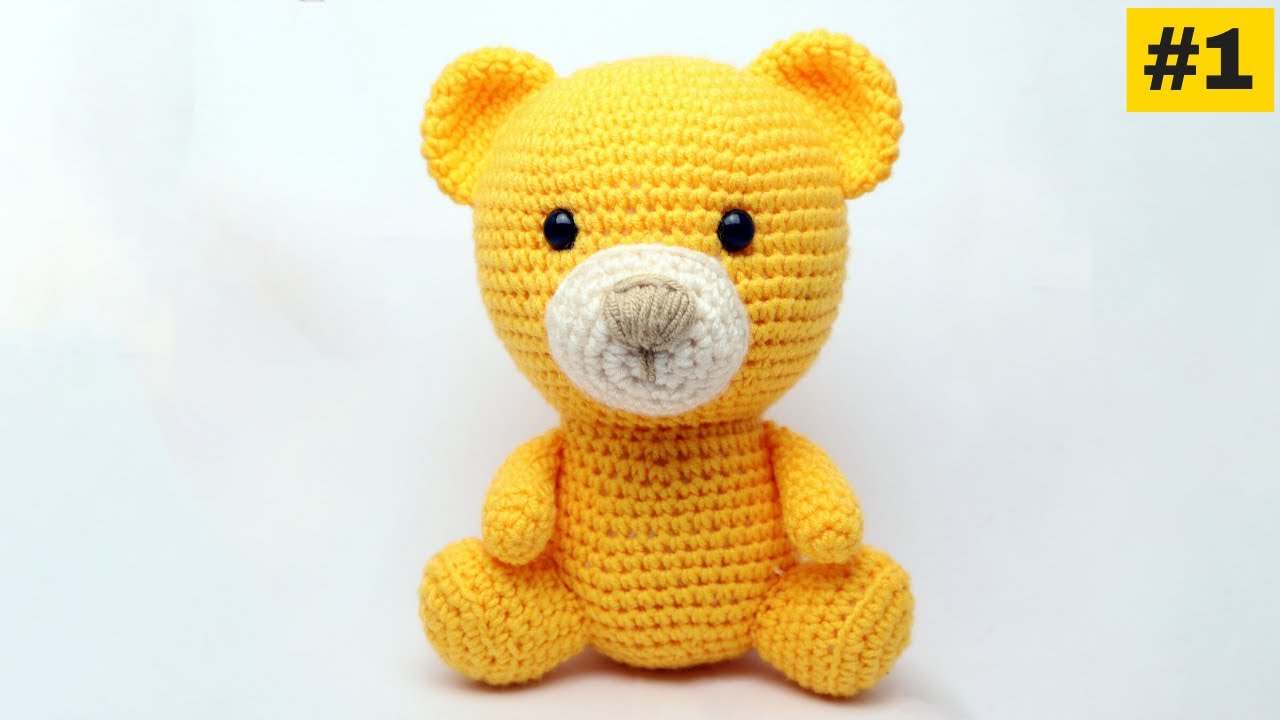 Koca Kafalı Ayı Yapımı 1.Bölüm - Amigurumi