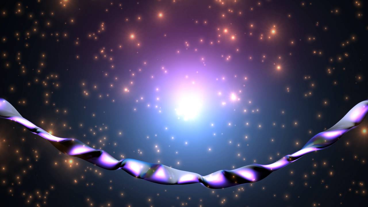 4K Peaceful Sparkling Flares Space 2160p Animated Wallpaper