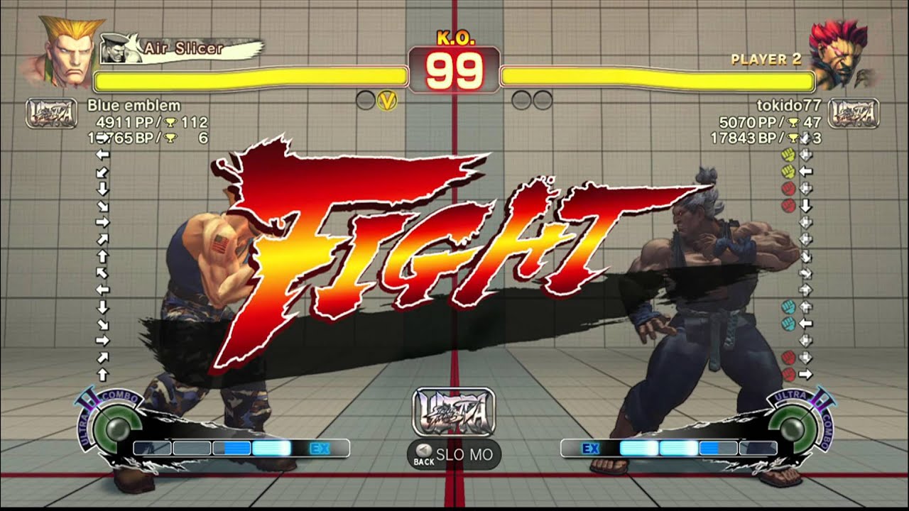 USFIV~ Guile (Blue Emblem) vs  Akuma (tokido77) HD