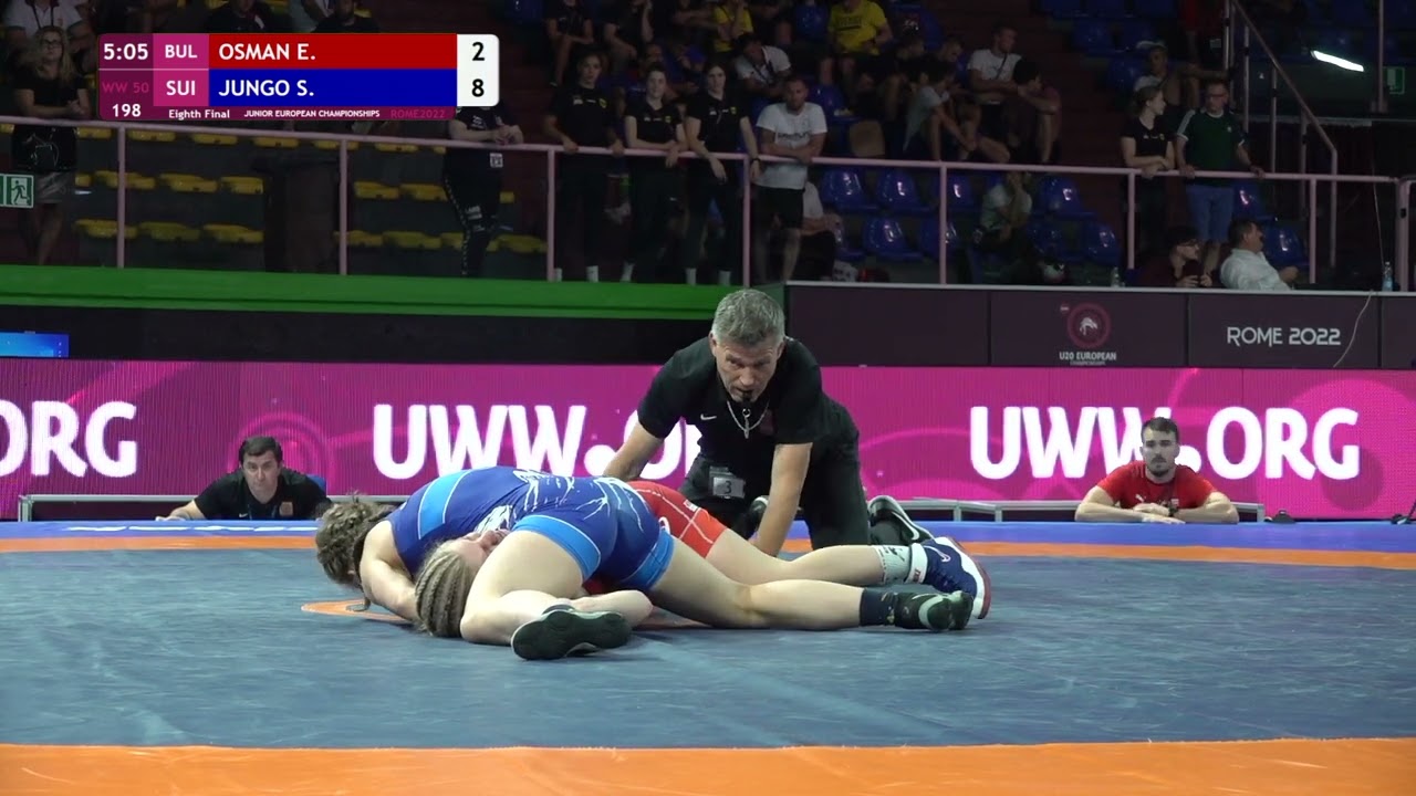 1/8 WW - 50 kg: E. OSMAN (BUL) v. S. JUNGO (SUI)