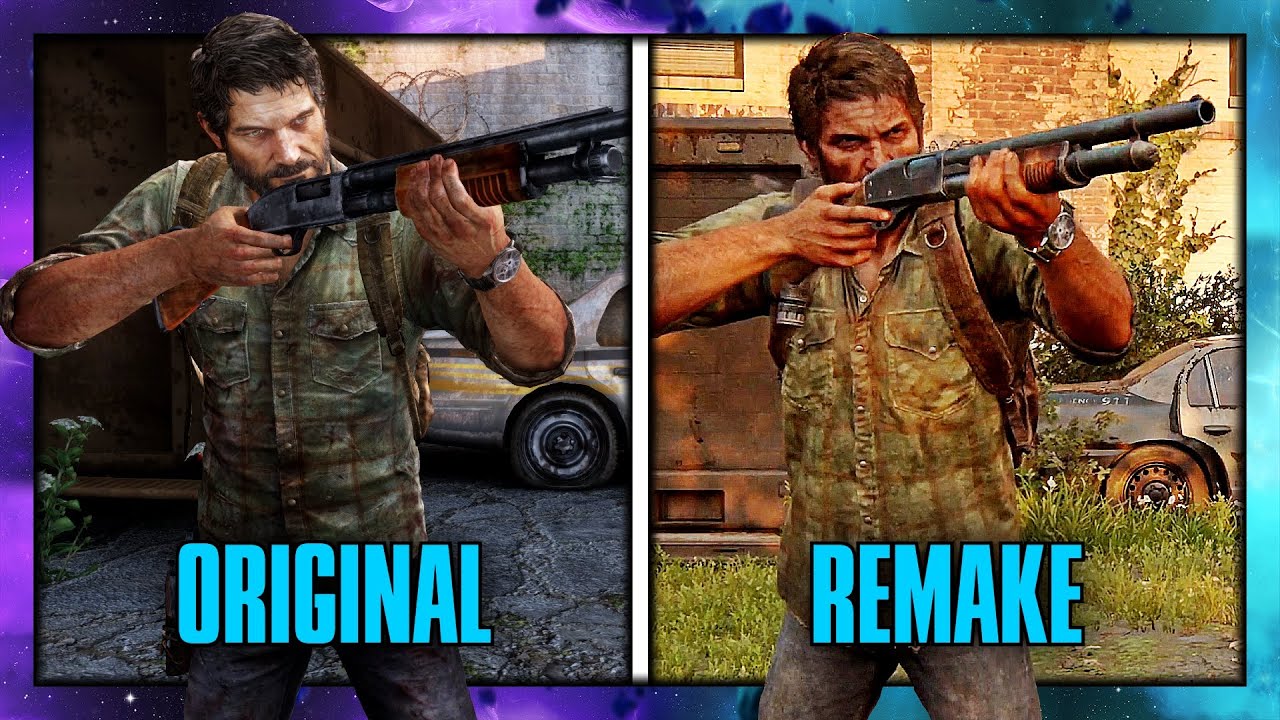 The Last of Us Remake VS Remaster - Gameplay Comparison
