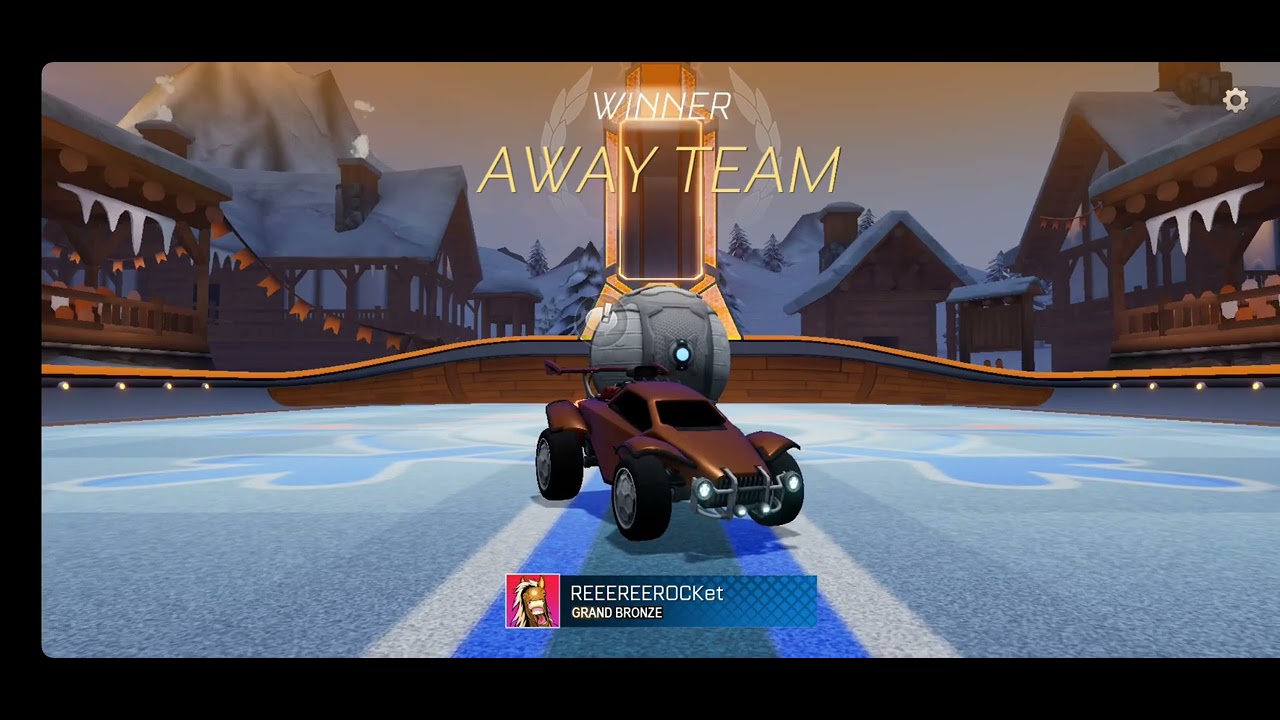 A couple of matches. #rocketleaguesideswipe on mobile.