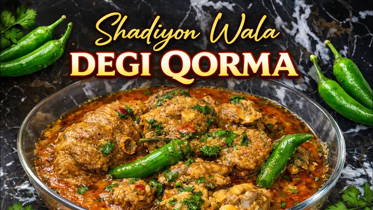 Degi Qorma Banane Ka Asan Tarika | Wedding Style Qorma Recipe