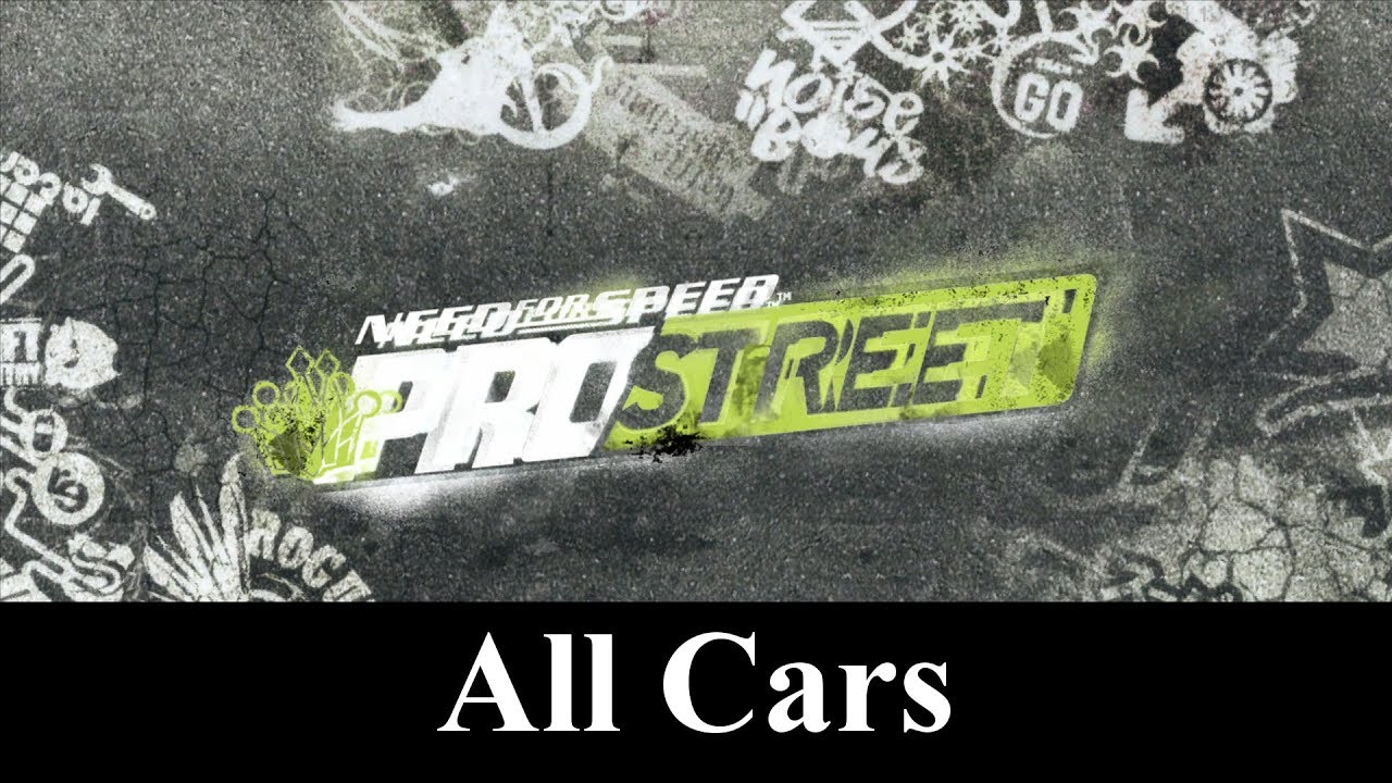 NFS ProStreet Car List