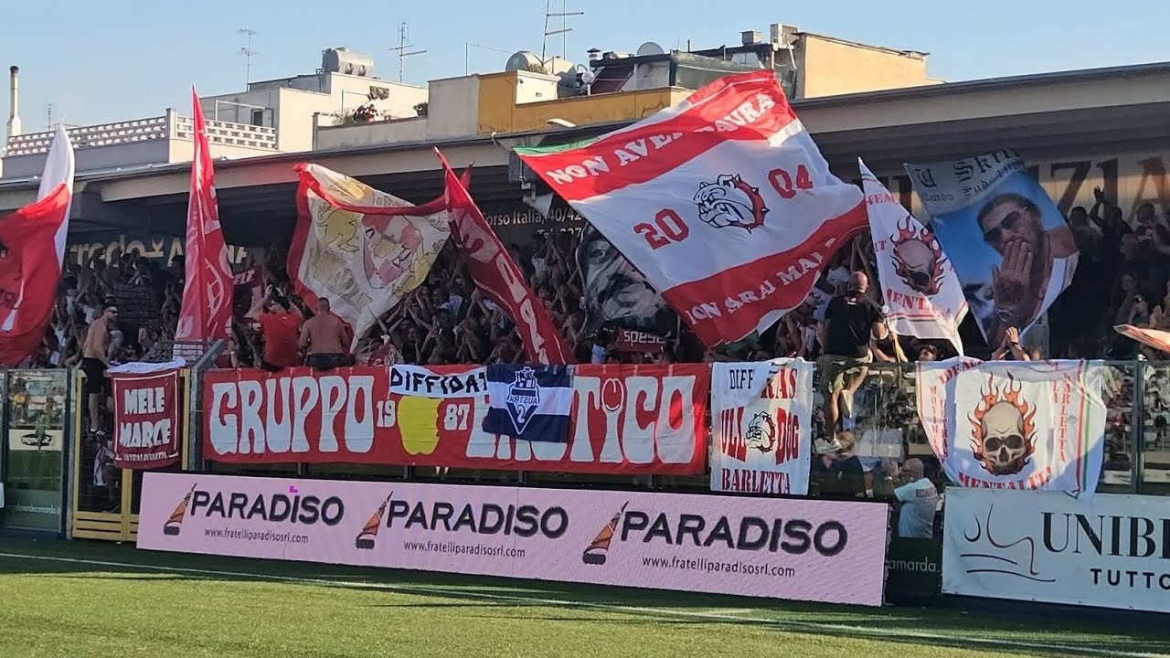 Ultras Barletta in trasferta contro Francavilla , 07/09/2025