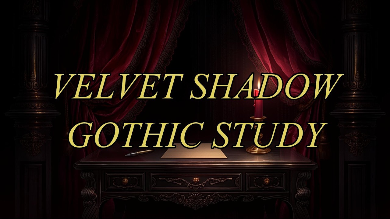 Velvet Shadow Writing Room – Gothic Study Ambience (2 Hours)