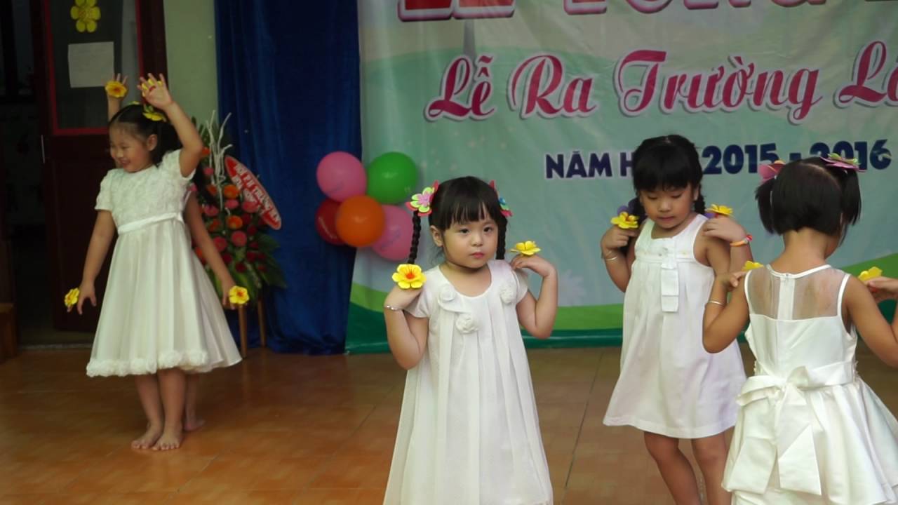 Múa THƯƠNG LẮM THẦY CÔ ƠI cơ sở 1 mầm non Hoa Hồng Đỏ quận 9