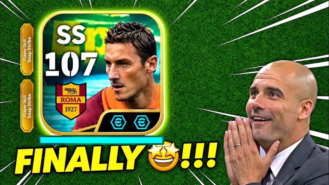 THE BRAND NEW SNAP STRIKE IS COMPLETELY BROKEN ON TOTTI 😱 | Player Review EFootball27 💫