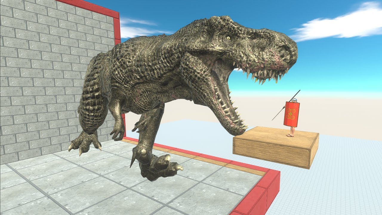 ROMANUS LAUNCH SPEAR ONE HIT KILL GIANT OR DEATH - Animal Revolt Battle Simulator