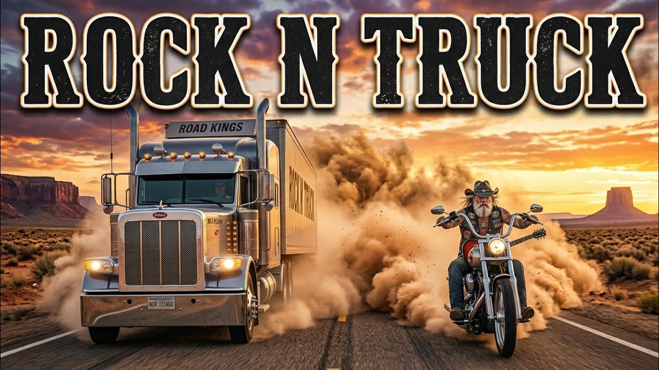 Open Road Country Rock Ride | Ultimate Truck Driving Playlist.