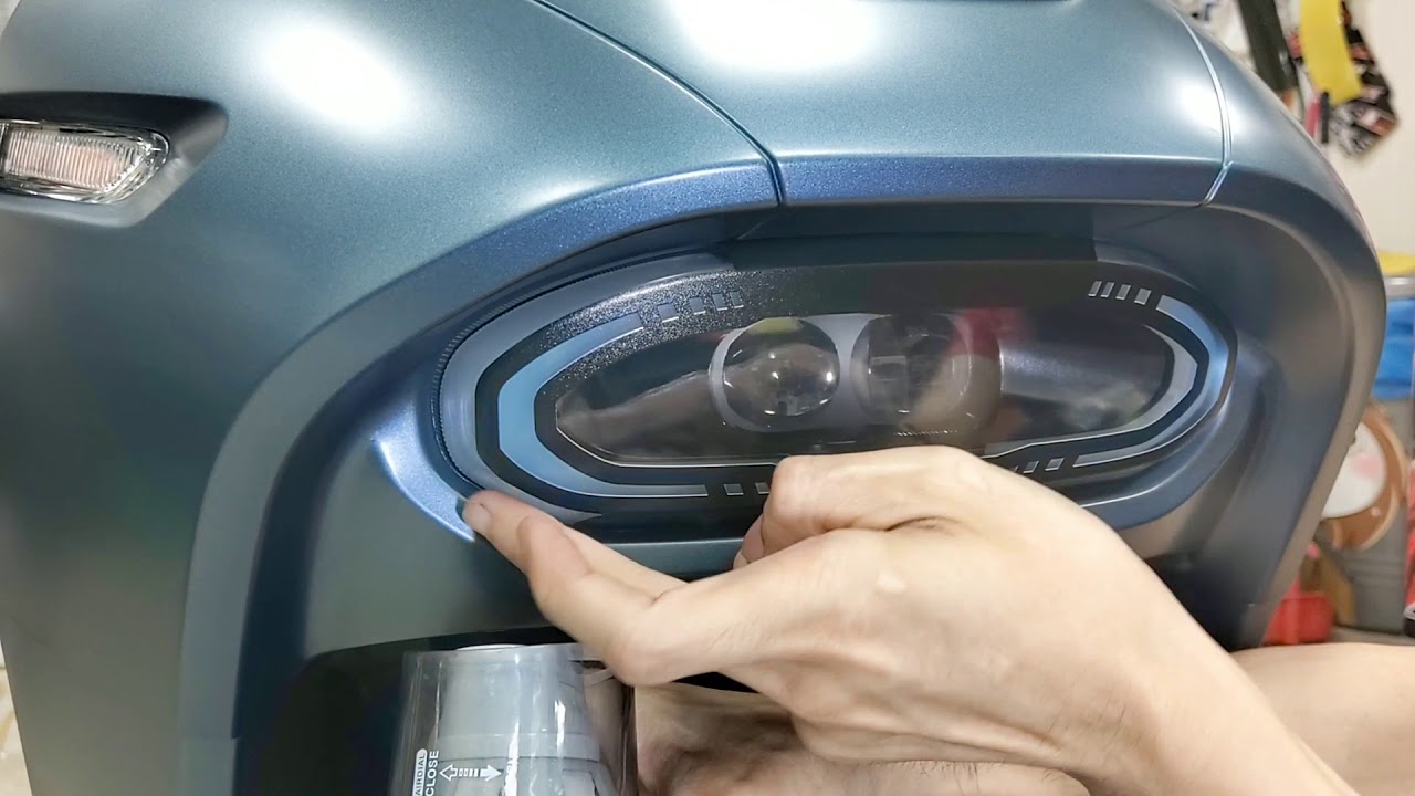 Yamaha ec-05 造型日行燈飾貼DIY步驟
