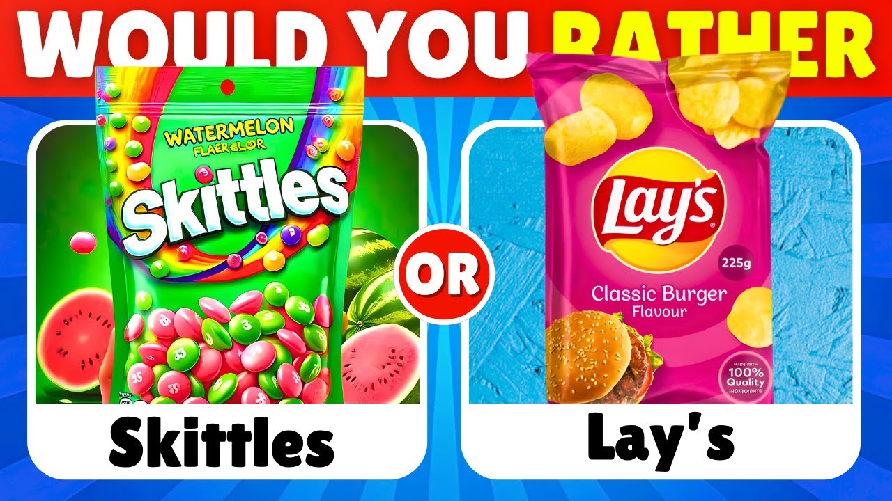 Would You Rather...?  Savory Vs Sweet HARDEST Choices Ever! 🌭🍭