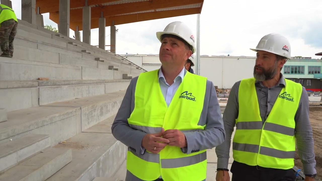 Budowa stadionu w Skierniewicach idzie pełną parą