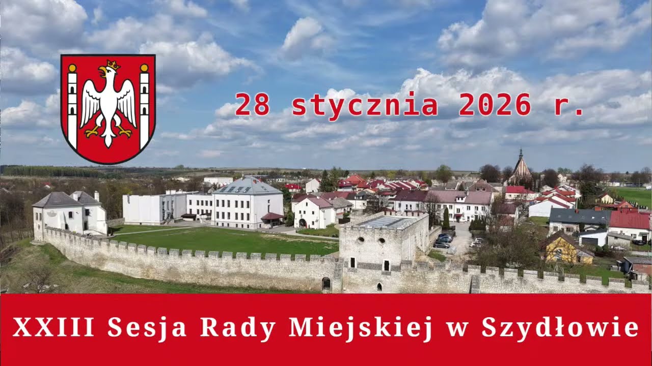 XXIII Sesja Rady Miejskiej w Szydłowie, 28.01.2026 r.