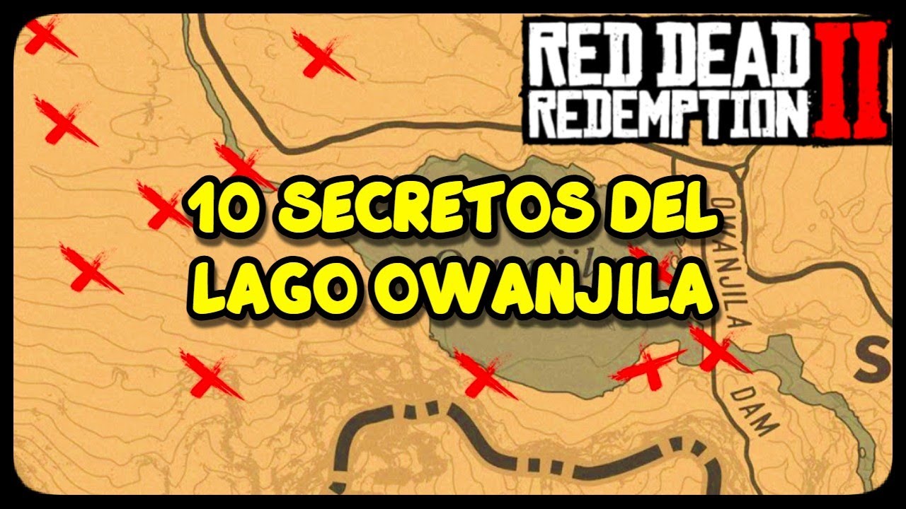🔥 10 SECRETOS, ÁRMAS ÚNICAS, OBJETOS RAROS en el LAGO OWANJILA en RED DEAD REDEMPTION 2 - Guía