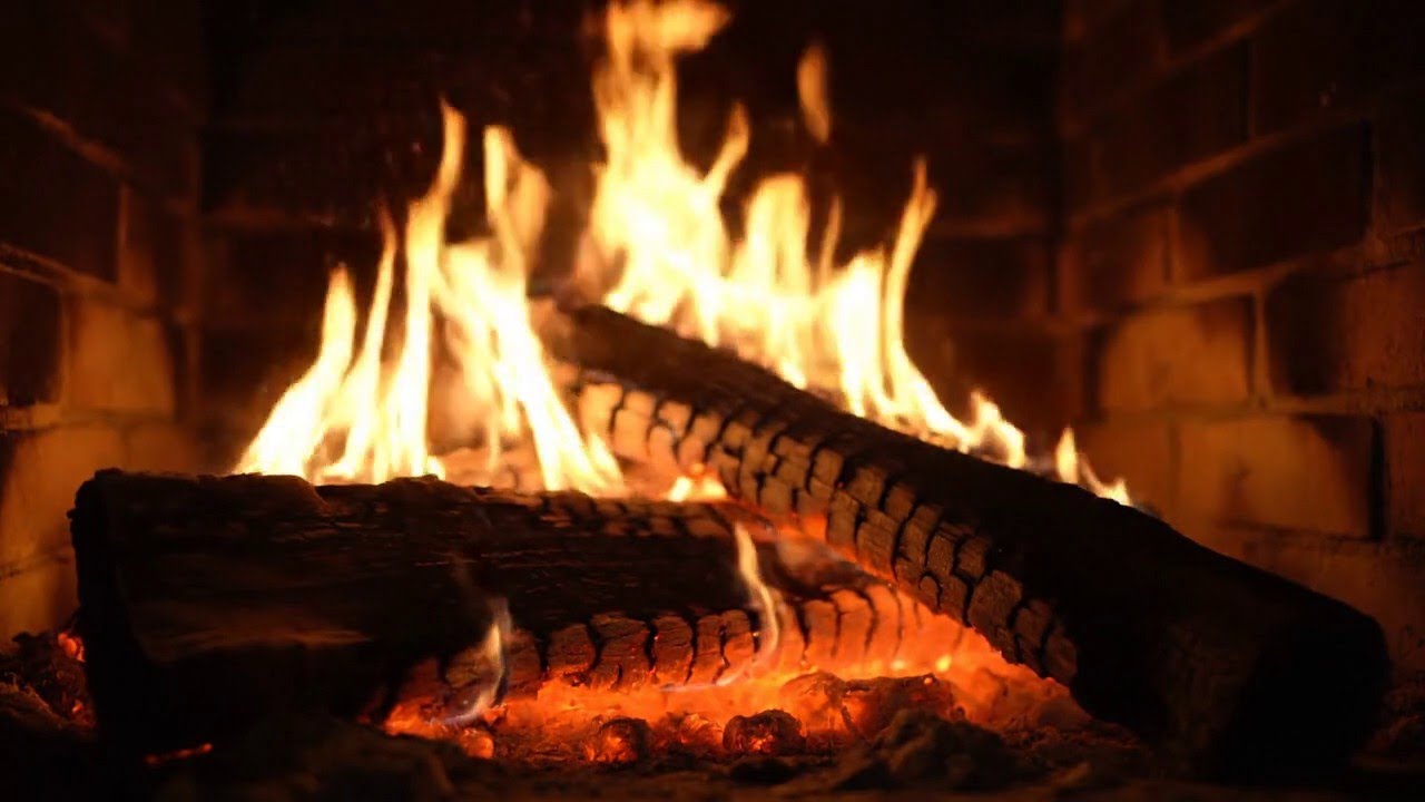 Fireplace Soft Piano – Cozy Night Music with Crackling Fire