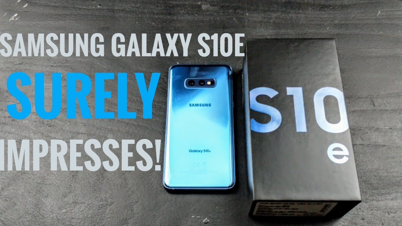 Samsung Galaxy S10e Unboxing and Impressions!