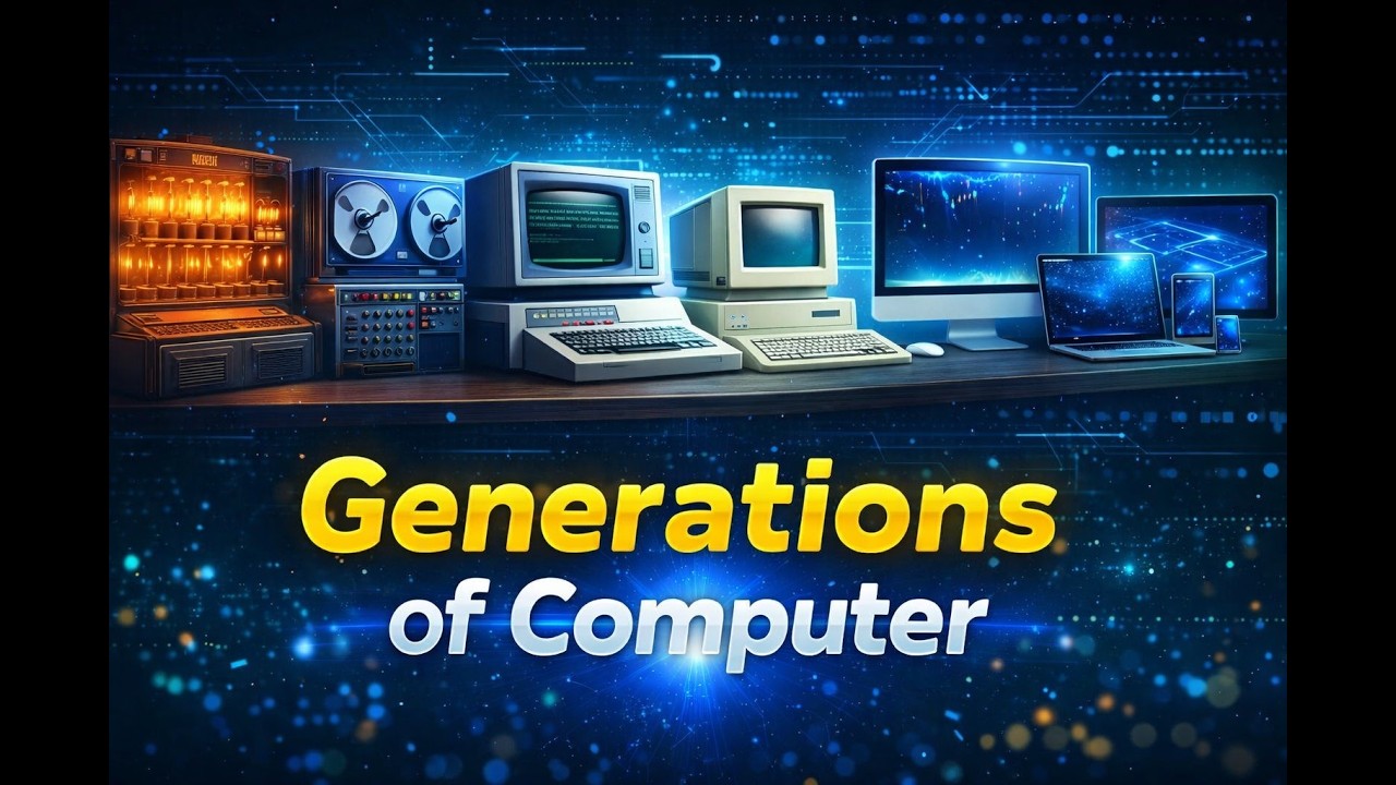 Generations of computer l l #tech #gk