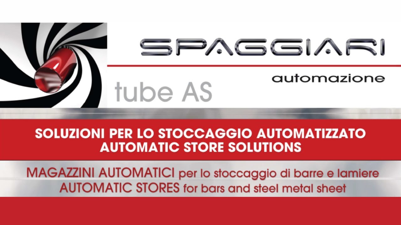 Tube Automated Warehouse - Magazzino automatico per corpi lunghi - Spaggiari Automazione