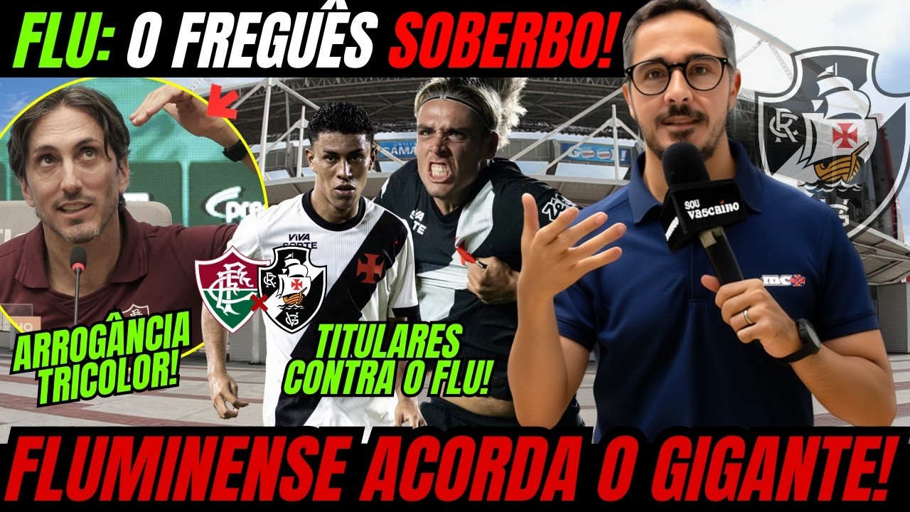 FLU ESQUECE QUE É FREGUÊS E MENOSPREZA O VASCO - DINIZ VAI ANULAR ZUBELDIA MAIS UMA VEZ?