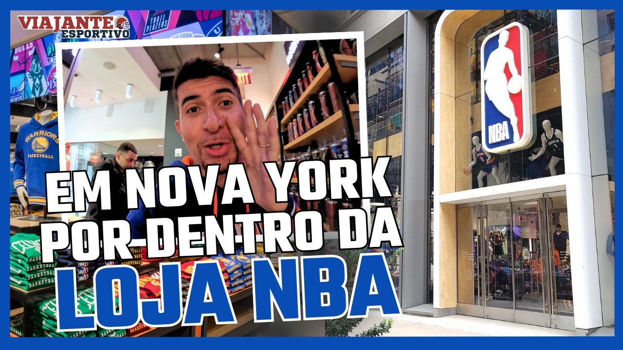 TE MOSTRO A LOJA DA NBA EM NOVA YORK!