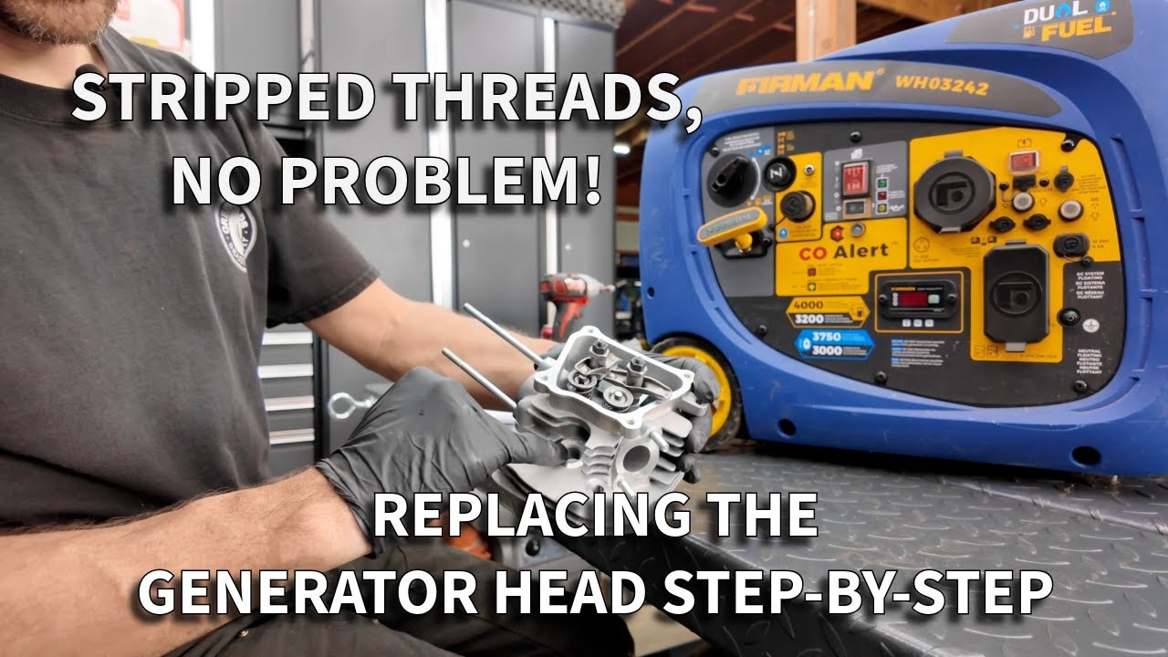 Stripped Threads, No Problem! Replacing the Generator Head Step-by-Step