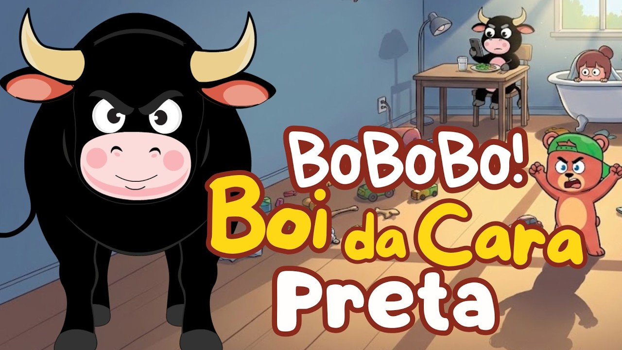 Bo Bo Bo Boi da Cara Preta 🐮 | O Boi Pega Criança Desobediente! | Música Infantil | Ursinho Pua Pua
