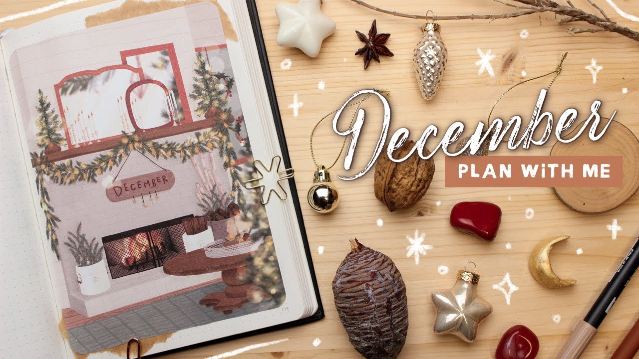 Plan with me | December 2021 bullet journal setup 🎄 Bujo monthly and weekly spread | frai.oh