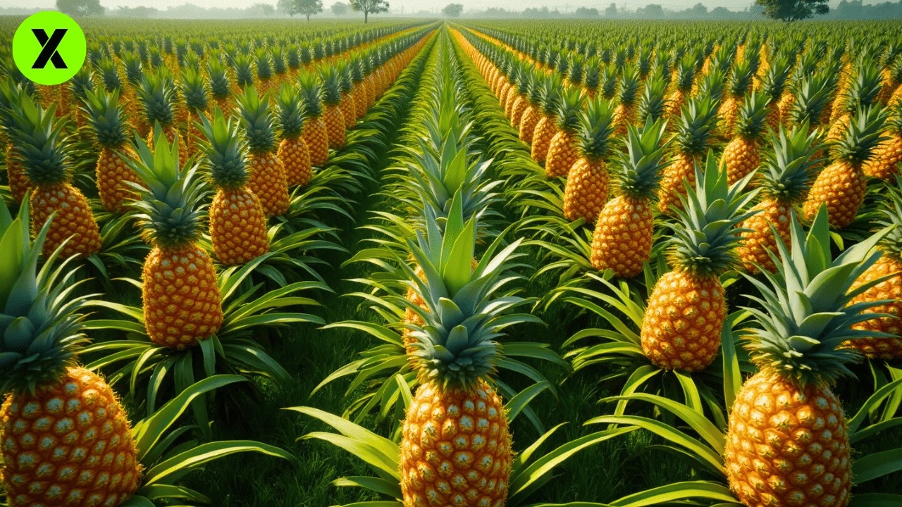 ASÍ se PRODUCEN las PIÑAS más DELICIOSAS del MUNDO🍍| El PROCESO detrás de la FRUTA MÁS EXÓTICA