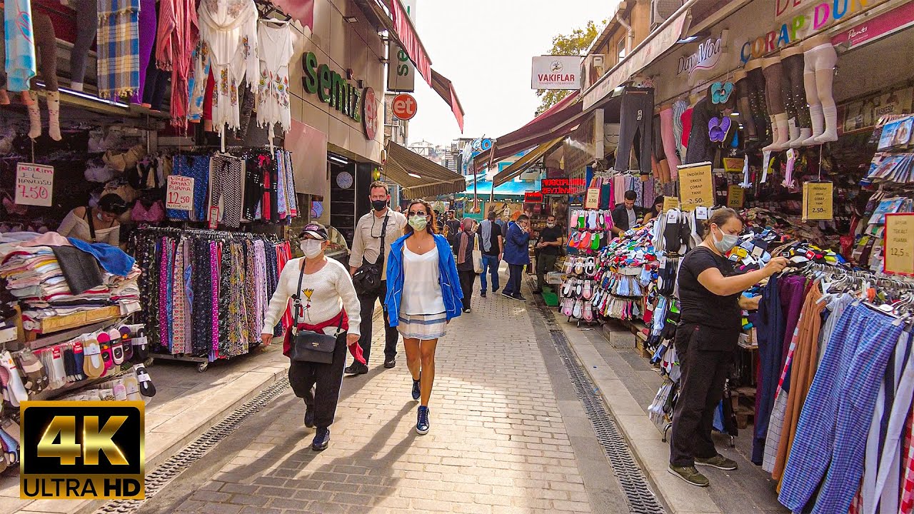 Istanbul &Uuml;sk&uuml;dar Walk[4k60fps]-Summer 2021