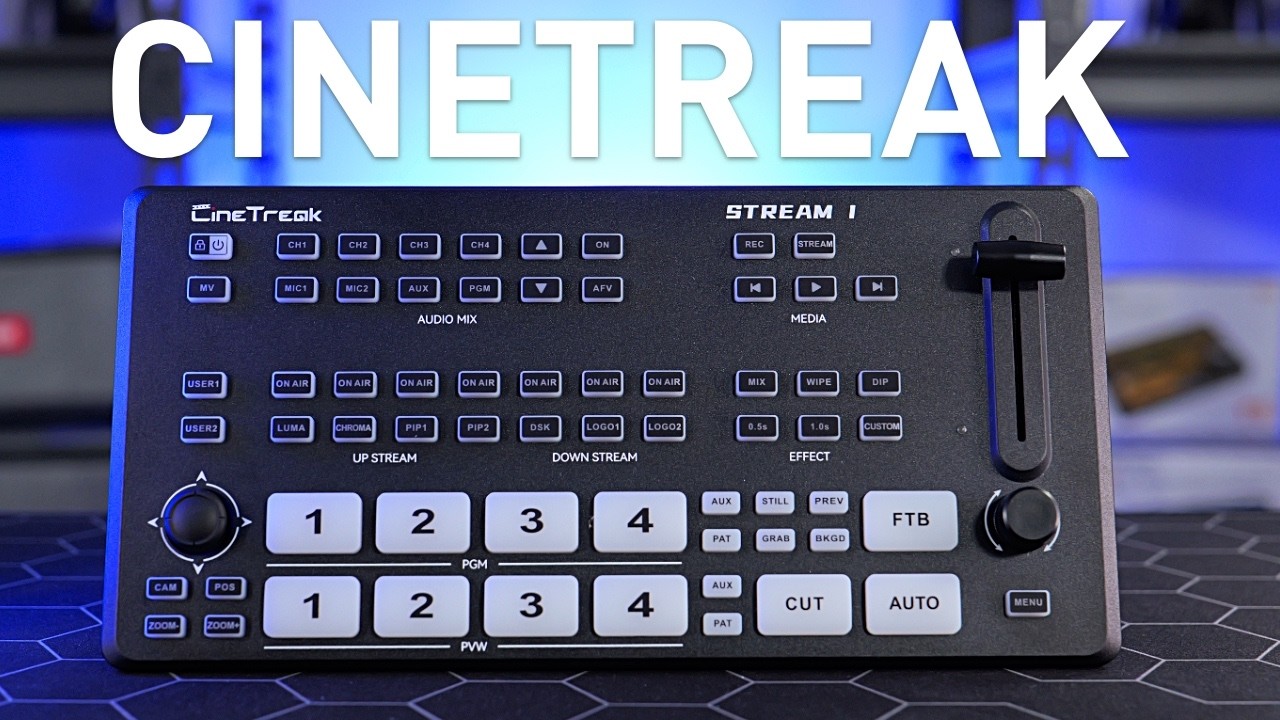 CineTreak STREAM 1 - Live Streaming, Live Switching, & Recording Made Easy!