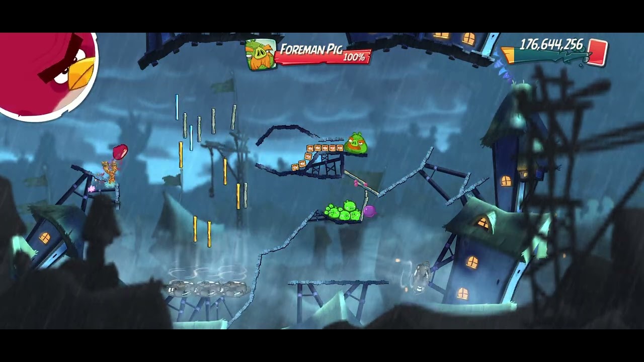 Angry Birds 2 Daily Challenge DC 456 boss room only level 2553. January 25/2026 