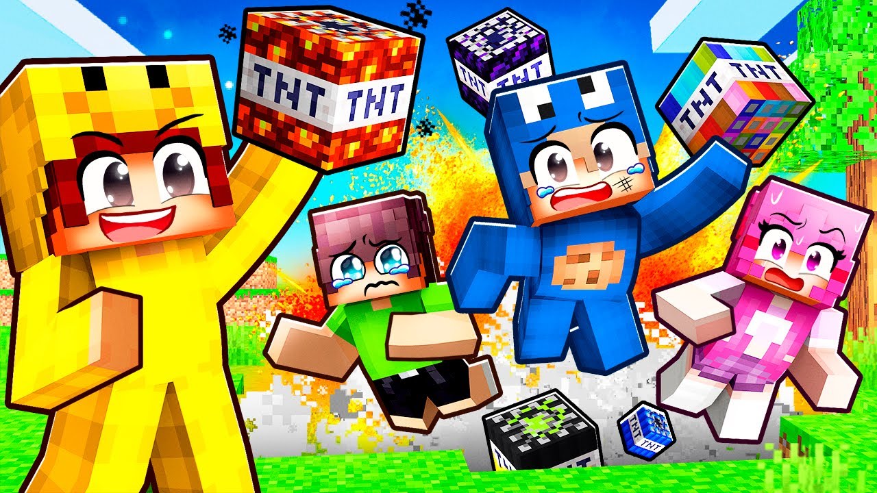Mijn Vrienden PRANKEN Met SUPER TNT! (Minecraft)