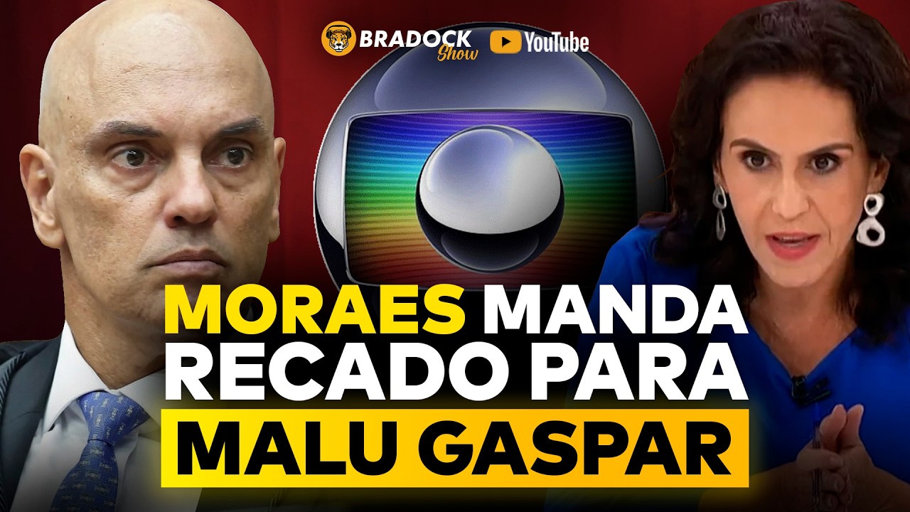 Moraes manda recado pra Malu Gaspar