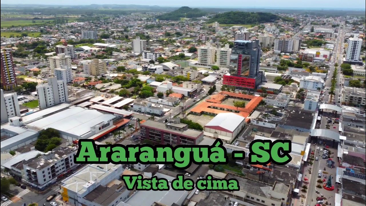 Ararangu&aacute; - SC - vista de cima