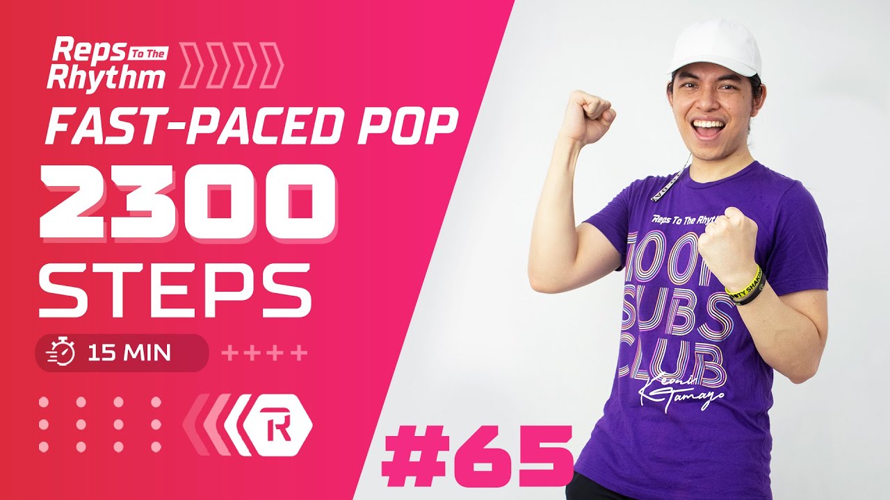 1 MILE 160 BPM &bull; FAST PACED 15 Mins 2300 Steps &bull; Walking Workout #65 &bull; Keoni Tamayo